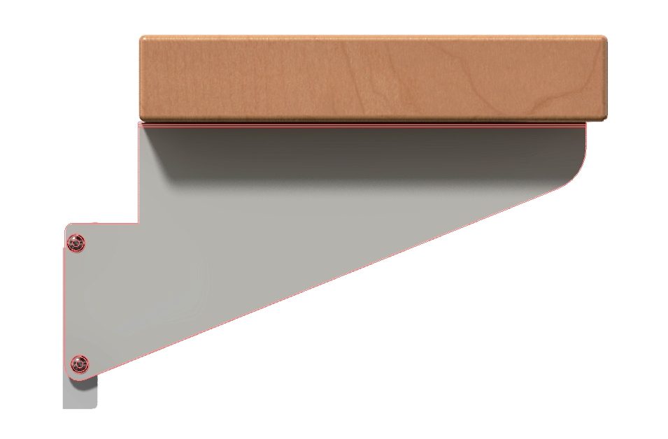 CB – 1-1/2″ x 8″ Maple Shelf