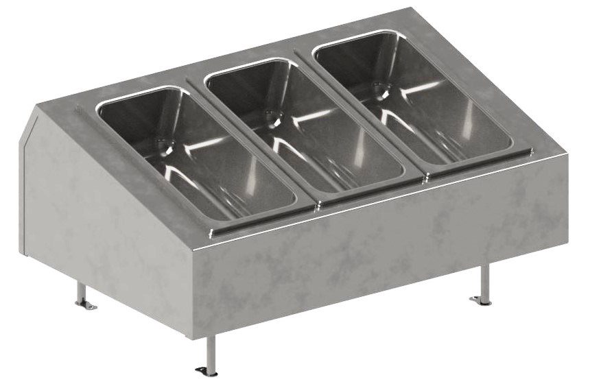 Silver Pan Dispenser