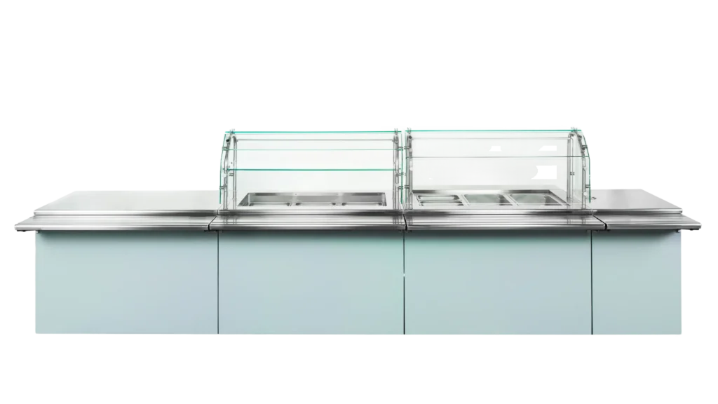 INFINITI FIT modular serving line by Atlas Metal
